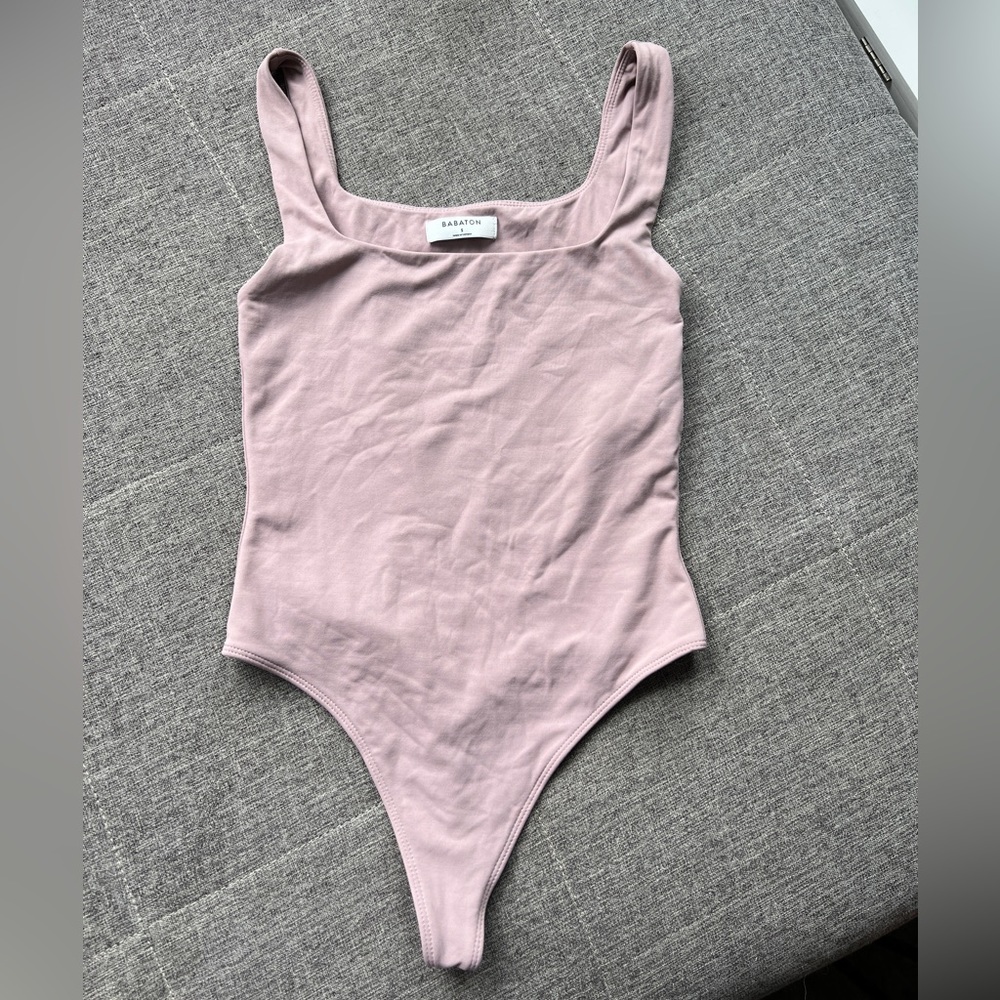 Babaton Pink Contour Bodysuit